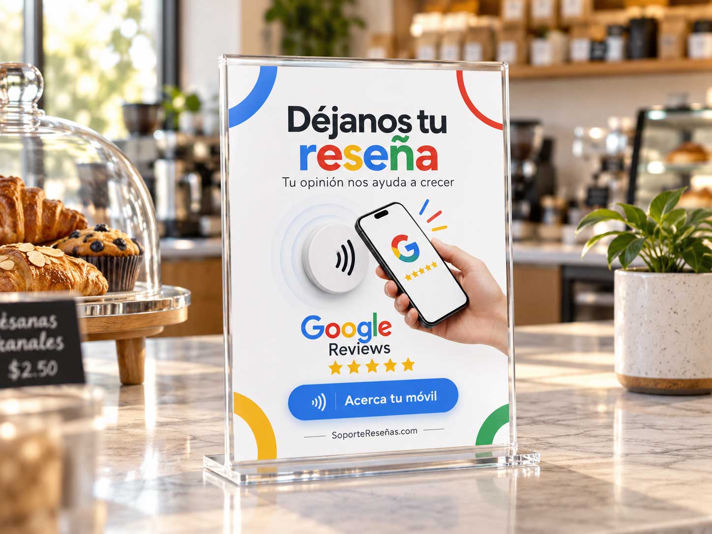 Placas NFC para reseñas · vista 3