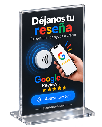 Placas NFC para reseñas